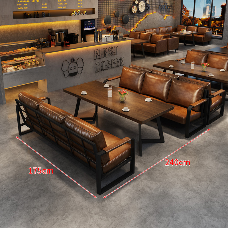 Sofa six-person combination