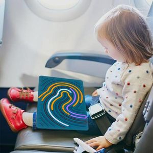 Căng thẳng lo lắng im lặng Silicone cảm giác hoạt động Hội Đồng Quản trị trẻ em bận rộn Hội Đồng Quản trị động đậy đồ chơi trẻ em câu đố Silicone giải nén Hội Đồng Quản Trị - Product Image 3