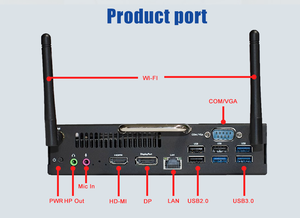 6 ° 8 ° generazione Intel Core I3 I5 I7 4 k30hz HD-MI di uscita DP doppio Display 80pin Design wi-fi Bt istruzione integrazione OPS Mini PC - Product Image 5