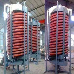 <strong>Gravity</strong> <strong>Spiral</strong> Chute <strong>Mineral</strong> Process <strong>Chrome</strong> Wash Screw <strong>Separating</strong> for Gold Mining Equipment