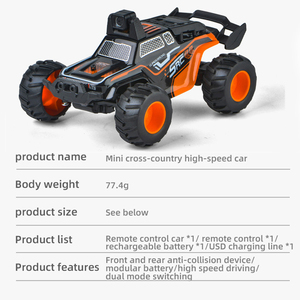 High-Speed Mini <strong>RC</strong> <strong>Car</strong> <strong>with</strong> 480 HD FPV Real-Time Image Transmission Remote <strong>Control</strong> and USB Cable Included - Product Image 4