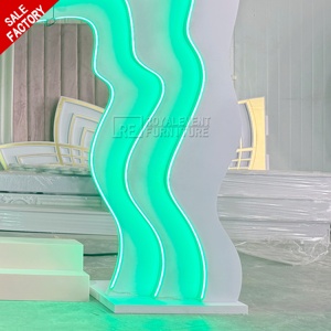 <span class=keywords><strong>Fancy</strong></span> New phong cách trang trí sân khấu đám cưới <span class=keywords><strong>Backdrop</strong></span> đèn <span class=keywords><strong>LED</strong></span> Acrylic vòm <span class=keywords><strong>Backdrop</strong></span> đứng cho các sự kiện đám cưới - Product Image 5
