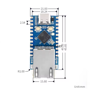 Rpberry Pi RP2040-ETH RP2040 scheda di sviluppo del microcontrollore CH9120 ETH RJ45 modulo porta di rete