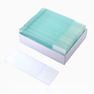 Cristalería de laboratorio Diapositivas de microscopio adhesivas esmeriladas preparadas Portaobjetos de vidrio de microscopio 7101 7102 - Product Image 2