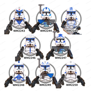 WM6128 Space Wars Mini Bricks Wolves <strong>Commander</strong> Clone Trooper Boost Wolfpack Captainl Sergeant Building <strong>Blocks</strong> Gift Toys for Kids - Product Image 3