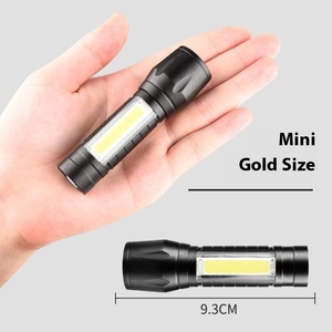 Taşınabilir şarj edilebilir Zoom LED el feneri XPE flaş ışıklı fener fener 3 aydınlatma modları kamp işık Mini Led lamba - Product Image 2
