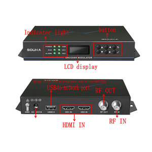 Mini Digital de doble canal HD a RF DTMB ATSC DVB-T CATV codificador MODULADOR - Product Image 6