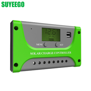 SUYEEGO Auto PWM Solar laderegler 12V 24V 10A-60A LCD-Display Dual-USB-Ausgang zur Lichts teuerung