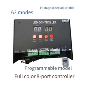LED-Vollfarb-Lampen-Dekorations-Controller LI-D8F Serie Programmier bare Linie Lichtquelle Modul Handbuch Schalter PWM 220V Belichtung - Product Image 3