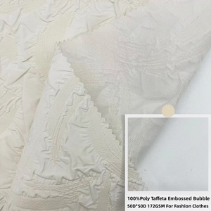 Nổi Bong Bóng Nhăn 100Polyester 50D 300T Không Thấm Nước Taffeta Cho Xuống Áo Khoác Vải - Product Image 2