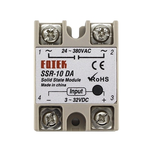 SSR-10DA SSR-25DA SSR-40DA 10A 25A 40A Solid State Relay <strong>Module</strong> 3-32V <strong>Input</strong> DC 24-380V AC <strong>Output</strong> solid state relay - Product Image 5
