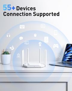 Wireless Internet WiFi router-AX3000 WiFi 6 router <strong>5GHz</strong>/2GHz with 6 <strong>Wi</strong>-<strong>Fi</strong> antennas can connect 105 devices Gigabit router IPV6 - Product Image 5
