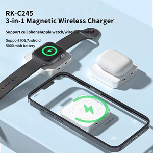 Mosquetón magnético de salida máxima de 20W, Banco de energía de carga inalámbrico portátil con entrada de 5V/2A para teléfono diseñado para automóviles, 1 unidad - Product Image 3