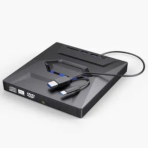 5合1外置DVD驱动器TF sd卡读卡器USB 3.0便携式光盘/DVD RW光驱/DVD播放器光盘刻录机 - Product Image 4