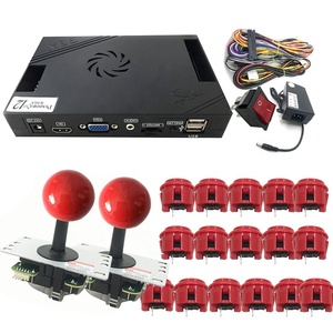 53 3D игры 4 игрока 3188 в 1 DIY Pandoras Box Raspberry Pi 3 аркадный комплект толкатель монет - Product Image 2