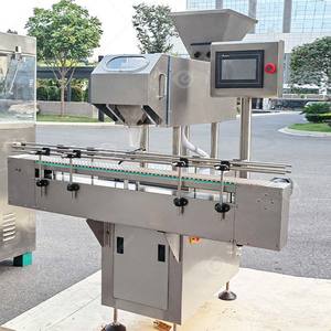 Llenado de chocolate embotellado conteo 8 canales tableta electrónica pectina engrasada gomoso contador máquina vibración - Product Image 2