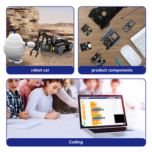 Hindernis vermeidung IR-Tracking APP-Steuerung STEM Lernen Roboterarm Tank Chassis Smart Kit für Arduino