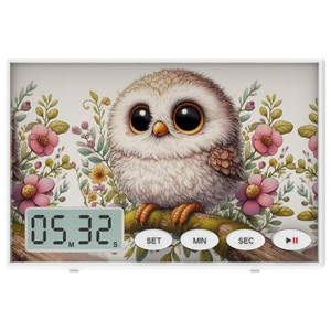 Timer digitale magnetico da cucina con funzione di registrazione vocale anni '20, Display a LED-ideale per cucinare, cucinare, andare in classe e lavorare - Product Image 1