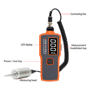 VICTOR 63A ต่ำราคาดิจิตอลแบบพกพาการสั่นสะเทือนเมตร71มิลลิเมตร/วินาที Velocity 2000um Displacement Tester - Product Image 4