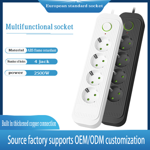 intelligente steckdose, heimbüro-steckdose, kabel-tablett, europäischer standard dedizierte steckdose, multifunktionale steckdose - Product Image 2