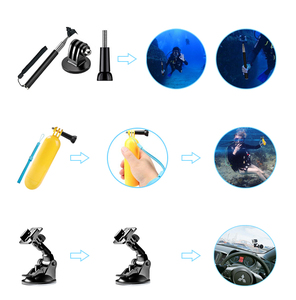 GoPro Hero用57In1アクセサリーキットマウント1098 Max 7 6 5 4 3 3 21ブラックGo-Pro Heroアクションカメラアクセサリーセット - Product Image 4