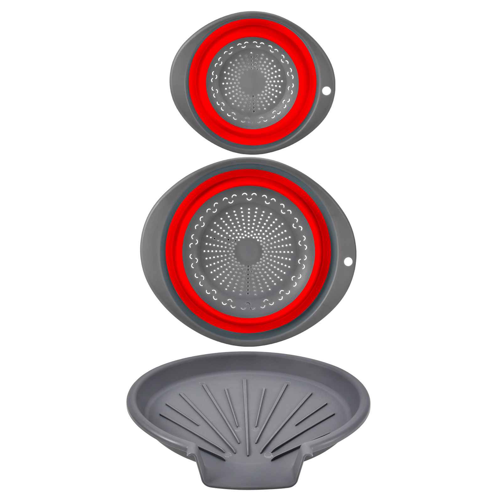 Conjunto rojo de 3 piezas.
