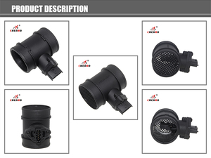 93180992 OPEL VAUXHALL MERIVA ZAFIRA B CORSA D ASTRA H 1.6 2.0 Turbo用マスエアフローメーターMAFセンサー - Product Image 6