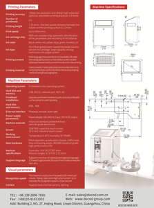 Hoch effizienter T2000V-Thermotintenstrahldrucker DOCOD TIJ Datums chargen codierung Visuelle Inspektions druckmaschine für die Produktions linie - Product Image 5