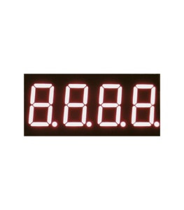 Componenti elettronici di qualità Premium-Ultra rosso 0.36 pollici 7 segmento Display a Led 4 cifre 100% realizzati In Taiwan per il controllo del processo - Product Image 3