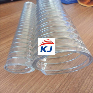 透明聚氨酯管道软管结构强钢丝螺旋可定制切割加工服务机 - Product Image 4