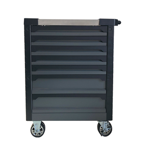 高品质金属滚轮柜工具车，带工具箱，带手动工具组