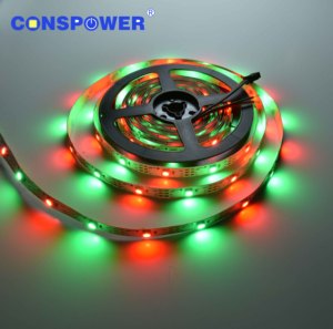 RGB5050 Digital striscia 30LEDS/M integrato IC SK6812 5050 WS2812B striscia di colore 5050RGB 5V indirizzabile striscia Led RGB produttore - Product Image 4