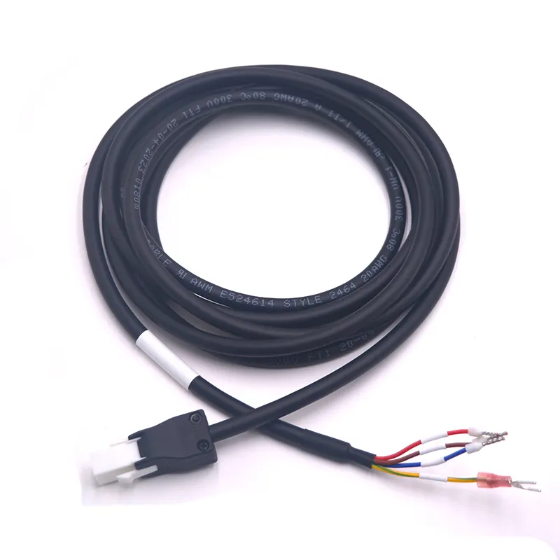Kabel rem kabel daya fleksibel tinggi Motor Servo industri kustom kabel pemanas tembaga PVC kawat terisolasi AWM 2464 20AWG