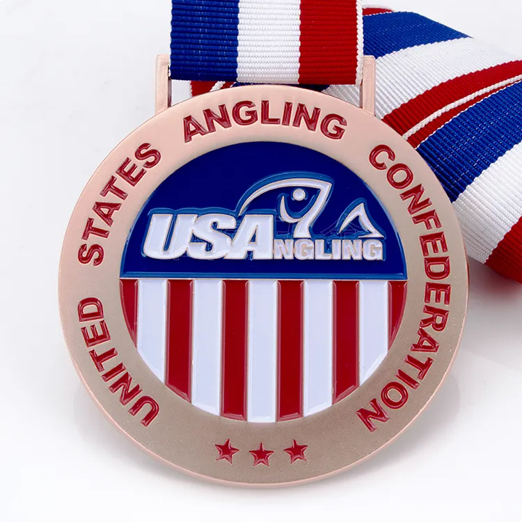 2024 3D Metal World Cups Award Gold Sliver Bronce EE. UU. Fútbol Medallas y trofeos Medalla de carrera deportiva Personalización