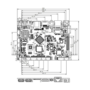 Scheda di sviluppo personalizzata RK3566 Quad-Core a 64 Bit Cortex-A55 Android Linux EVB AI 4GB 1 supera l'applicazione della scheda madre Rockchip NPU - Product Image 5