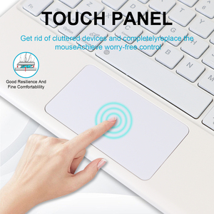 78 teclas Metal Touchpad Tablets Pc con teclado Smartphone Mini teclado inalámbrico Bluetooth para iPad - Product Image 3