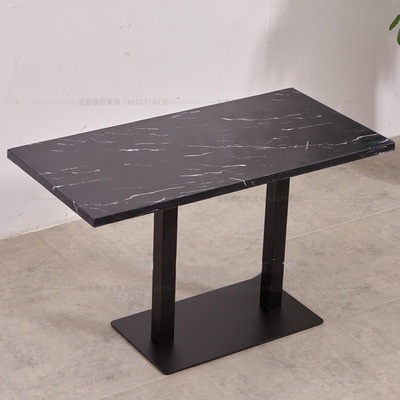 Tabla de raíz blanco y negro + placa de acero negro