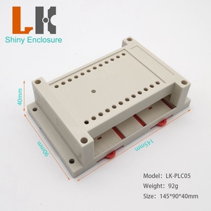 145*90*40mm制御スイッチプラスチックパネルボックスカスタムPcb Dinレールエンクロージャ電源ジャンクション配電ボックス