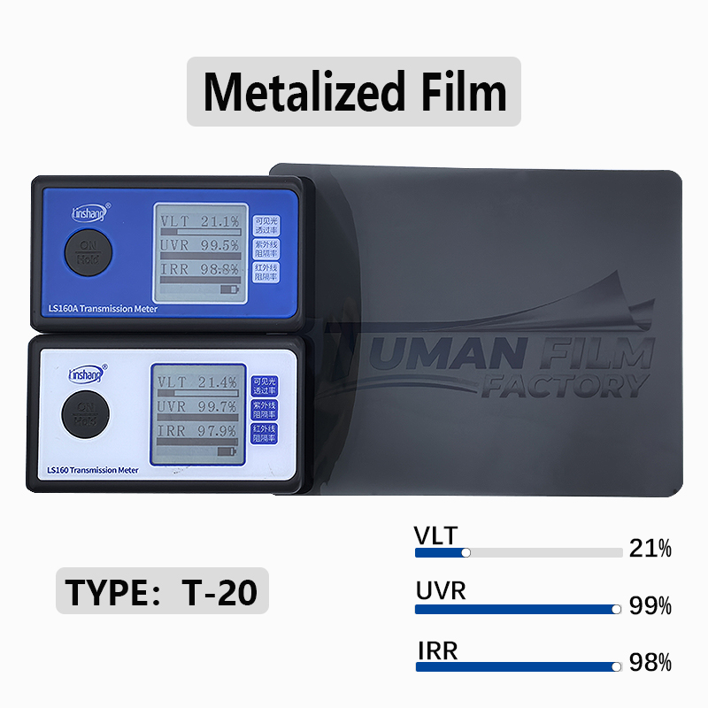 Metalized Film IRR98%-VLT20%