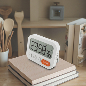 Grande rettangolo LCD Digital Count up Timer da cucina moderno Mini sveglia Stop strumento di cottura orologio che appare in stile Design comune - Product Image 2