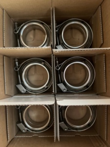 عالية الأداء 6 بوصة المشبك مفصل المؤخرة الذكور الإناث أطقم شفة السيارات العادم داونبيب الأكمام للزوجين العادم - Product Image 5