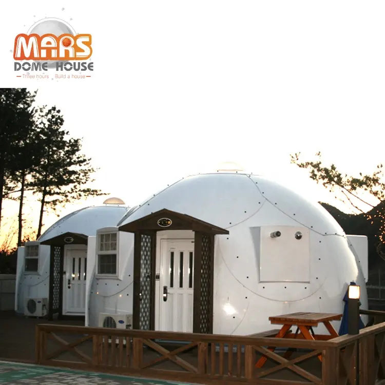 Barato FRP Modular Tiny Prefab Mobile Dome casa para casa
