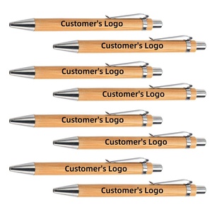 Sinh Thái Thân Thiện Với Bút Tre Bút Bi Biểu Tượng Tùy Chỉnh Gỗ Bút - Product Image 1
