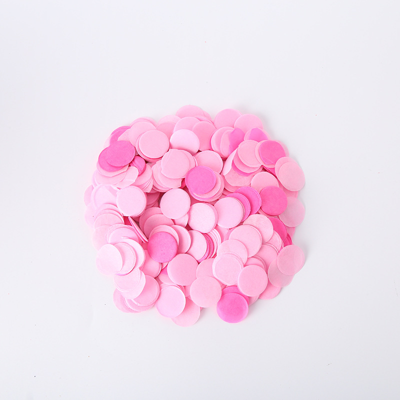 colorful Pink small round discs, 1.5-2 cm