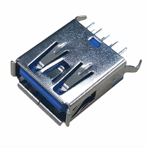 镀镍母9Pin垂直通孔，用于印刷电路板引脚尾部3.0毫米Usb 3.0 a型 - Product Image 1