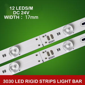 Dağınık yansıma Smd3030 12leds metre başına 12v sabit Led şerit ışık Lens ile Led kafes arka ışık 3030 modülü çubuğu - Product Image 2