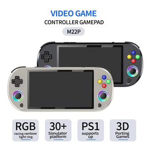 M22Proレトロハンドヘルドゲームコンソール5.0HD1920 * 1080 IPSディスプレイサポートLINUX/Emelec4.3 PSPポータブルポケットビデオプレーヤー用