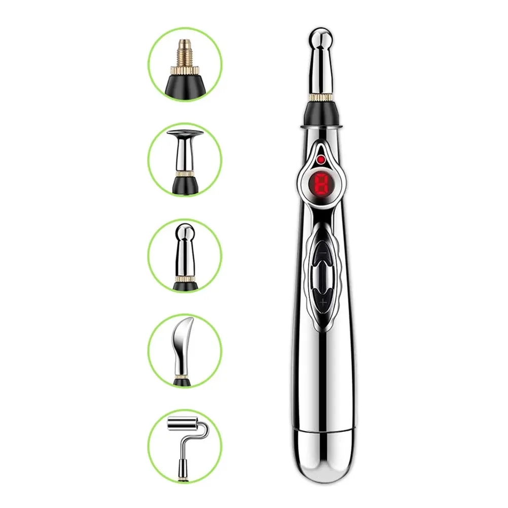 Electric Pulse Acupuncture Machine Acupuncture Pencil Relief Pain Laser Acupuncture Needle Massage Therapy Massager Tool