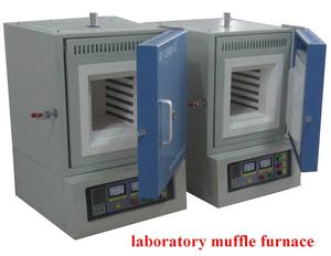 Forno de muffle com controle automático de câmara 1200c, forno com tamanho de câmara