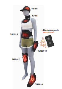 IDEATHERAPY pain 660nm 810nm 830nm 850nm kırmızı ışık tedavisi kemer/eldiven/yelek/boyun/diz/ayak/Mat kırmızı ışık kemer ağrı kesici için